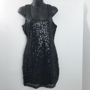 Do & Be Trendy Black Sequin tank dress or Tunic
